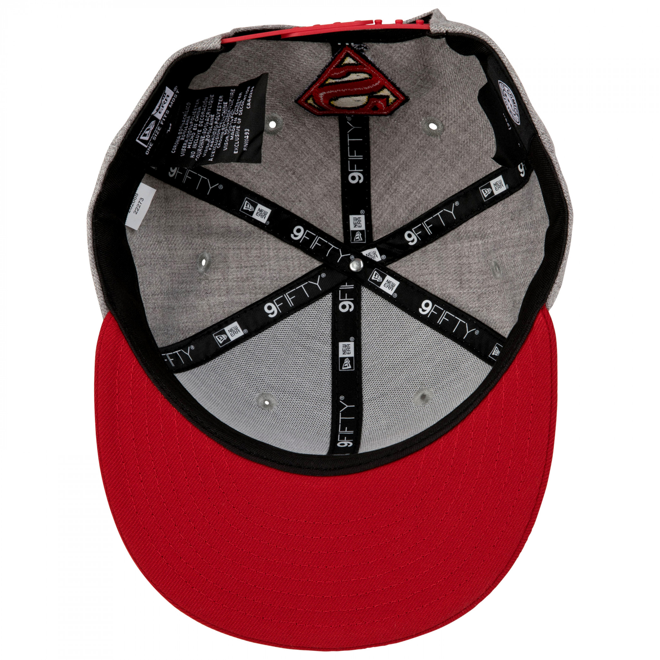 The Flash Symbol Heathered New Era 9Fifty Adjustable Hat